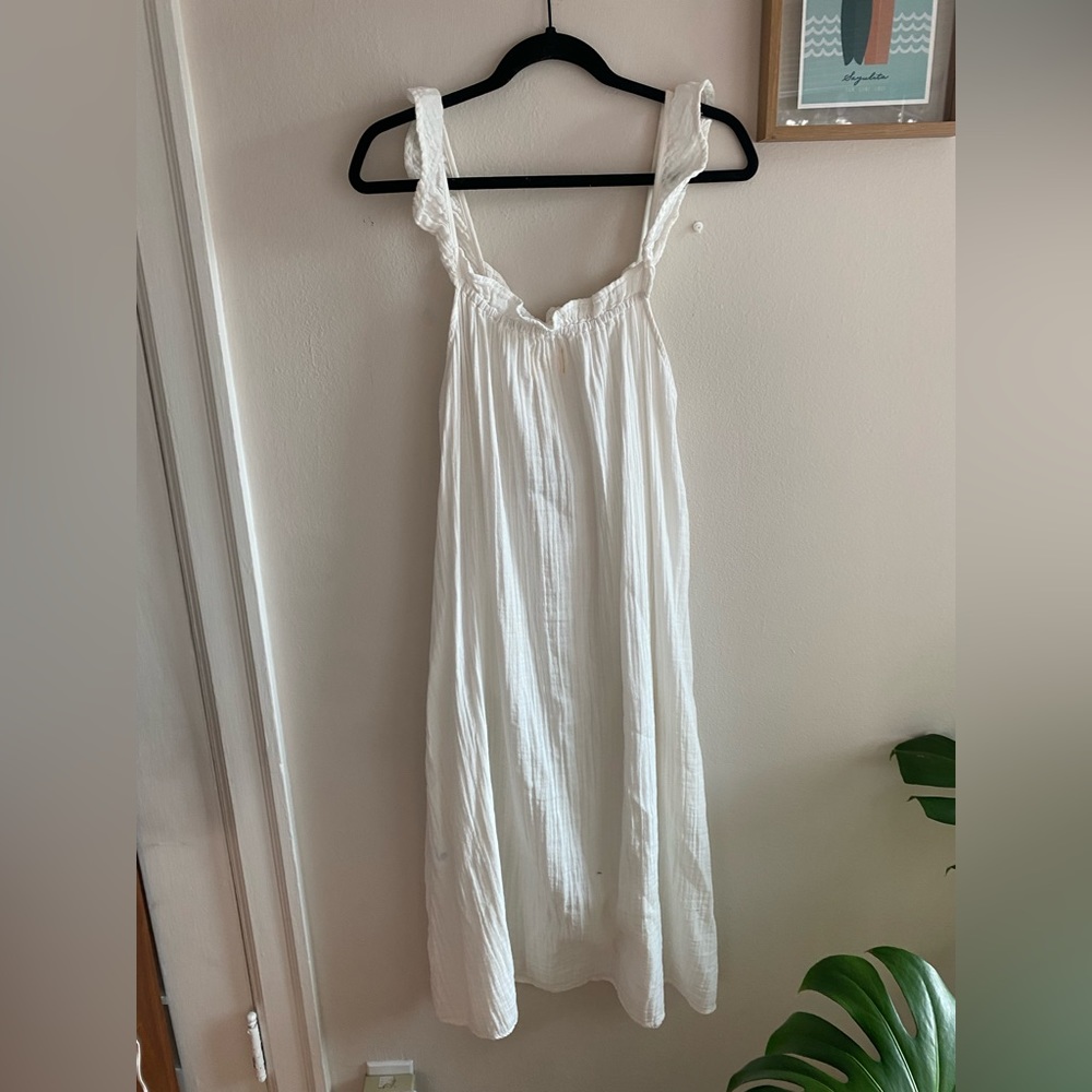 Gauzy White Coverup Dress!